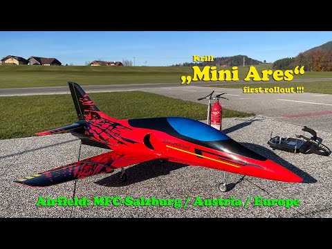 "Mini Ares" / Krill Modell Aircrafts / rollout
