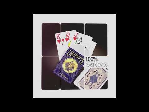 Gemaco 100% plastic playing cards - 2 decks
