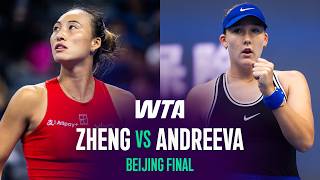 Qinwen Zheng vs. Mirra Andreeva | 2026 Beijing Final | WTA Match Highlights