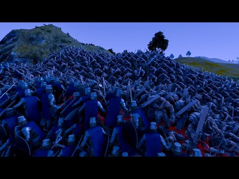 2000 Heavy Knights VS 30000 Orcs - Ultimate Epic Battle Simulator 2 - UEBS 2