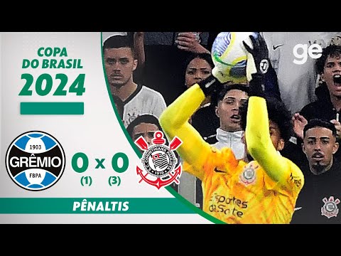 Gols e lances de Grêmio x Corinthians