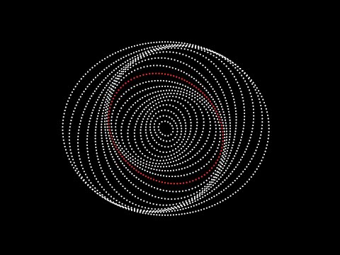 How Galaxy Spirals Actually Rotate? Density Wave Theory Animation | Desmos Art