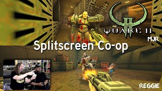 Playing QUAKE 2 (Enhanced) - Splitscreen Co-Op w/ Reggie!
