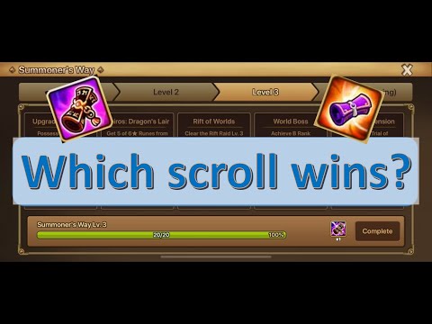 Transcendence Scroll vs Legendary Scroll - Who Wins???