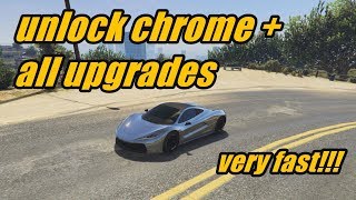 Unlock Chrome + All Upgrades! Fastest Way! (GTA Online)