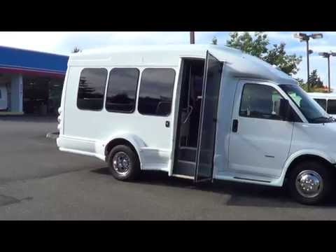 Northwest Bus Sales Used 2009 Chevy Turtle Top 14 Passenger Shuttle Bus -S34592