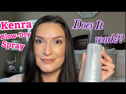 Kenra Blow-Dry Spray Review | Dyson Hair Dry