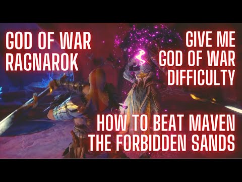 How to Beat The Maven GMGOW Difficulty Elven Sanctum The Forbidden Sands Alfheim God of War Ragnarok