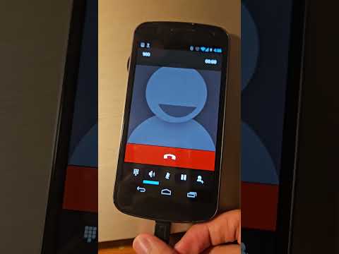 Samsung Galaxy Nexus calling has battery empty! #shorts