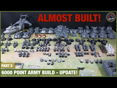 UPDATE - ASTRA MILITARUM 6000 POINT ARMY BUILD PART 5 - Bullgryns & Big Guns!