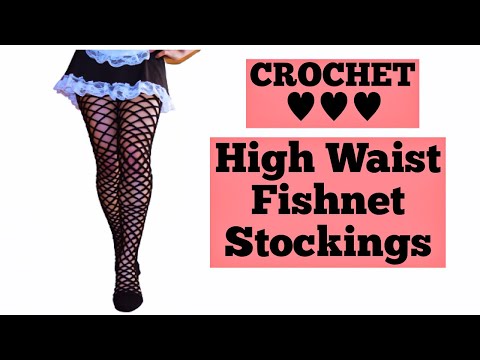 How To Crochet  Fishnet Stockings// Crochet Fishnet Tights//Crochet Fishnet Pantyhose For All Sizes