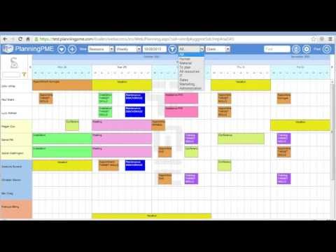 Demo PlanningPME Web Access (english)