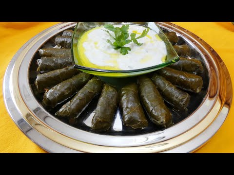 Egyptian MAHSHI WARAK EINAB - Stuffed wine leaves - Recipe FOR BEGINNERS