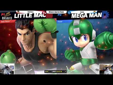 Saturday Smashdiac 1 [SSBU Tournament] - Bob Ross (Little Mac) vs. Sandy (Mega Man) Pools