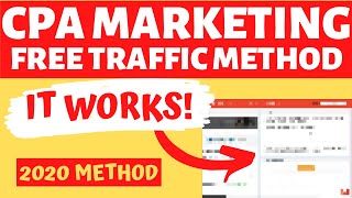 Free CPA Traffic Method — Step-by-Step Guide & Transcript