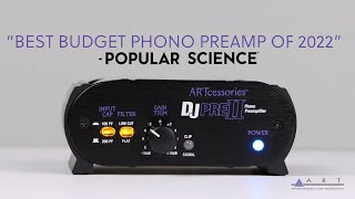 Video thumbnail for ART's DJPRE II - Best Budget Phono Preamp of 2022 - Popular Science by Yorkville Sound