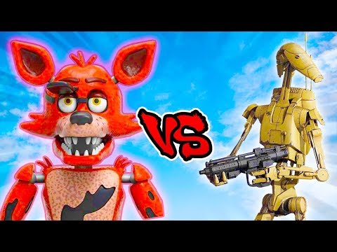 Foxy Vs Battle Droid Army - Epic Battle - Left 4 dead 2 Gameplay (Left 4 Dead 2 Star Wars Mod)