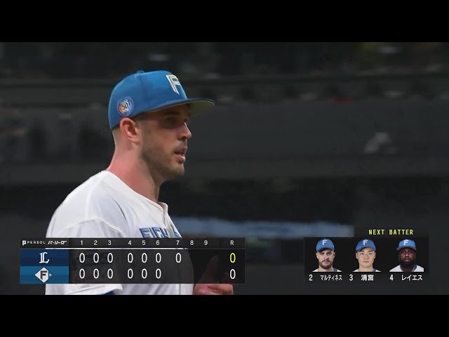 【7回表】ファイターズ・バーヘイゲン 7回9奪三振無失点の安定したピッチングを見せる!!  2024年9月11日 北海道日本ハムファイターズ 対 埼玉西武ライオンズ