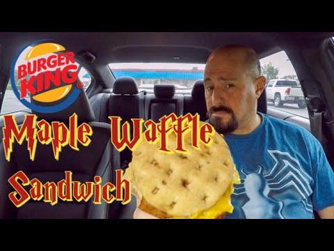 Burger King Maple Waffle Sandwich Review : Food Review