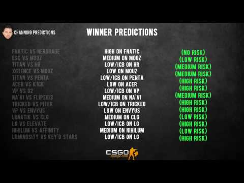 CSGO Betting: CSGO Lounge Predictions [May 13 2015]