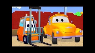 解体クレーン車そして, レ​​ッカー車のトム, （子供向け）車＆トラックの建設アニメ