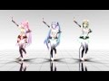 【MMD】 Hi-Fi Raver (Miku  Luka  Gumi) 