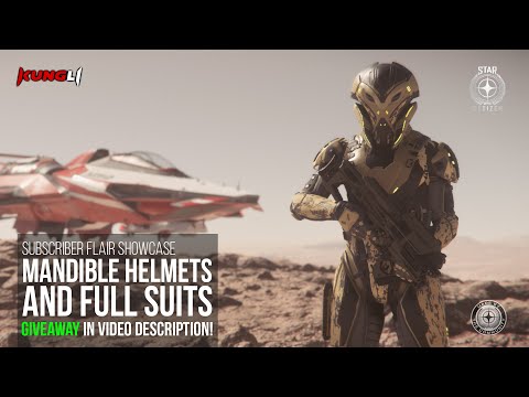 Mandible Helmets und Full Suits - Subscriber Flairs Showcase | Star Citizen