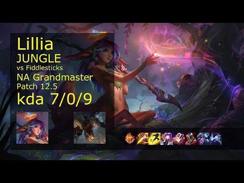 Rank 4 NA Lillia Jungle: Lillia vs Fiddlesticks