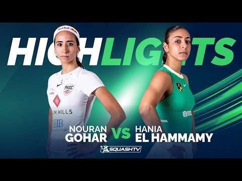 🇪🇬 Gohar v El Hammamy 🇪🇬 | 2024-2025 PSA World Championships | SF HIGHLIGHTS