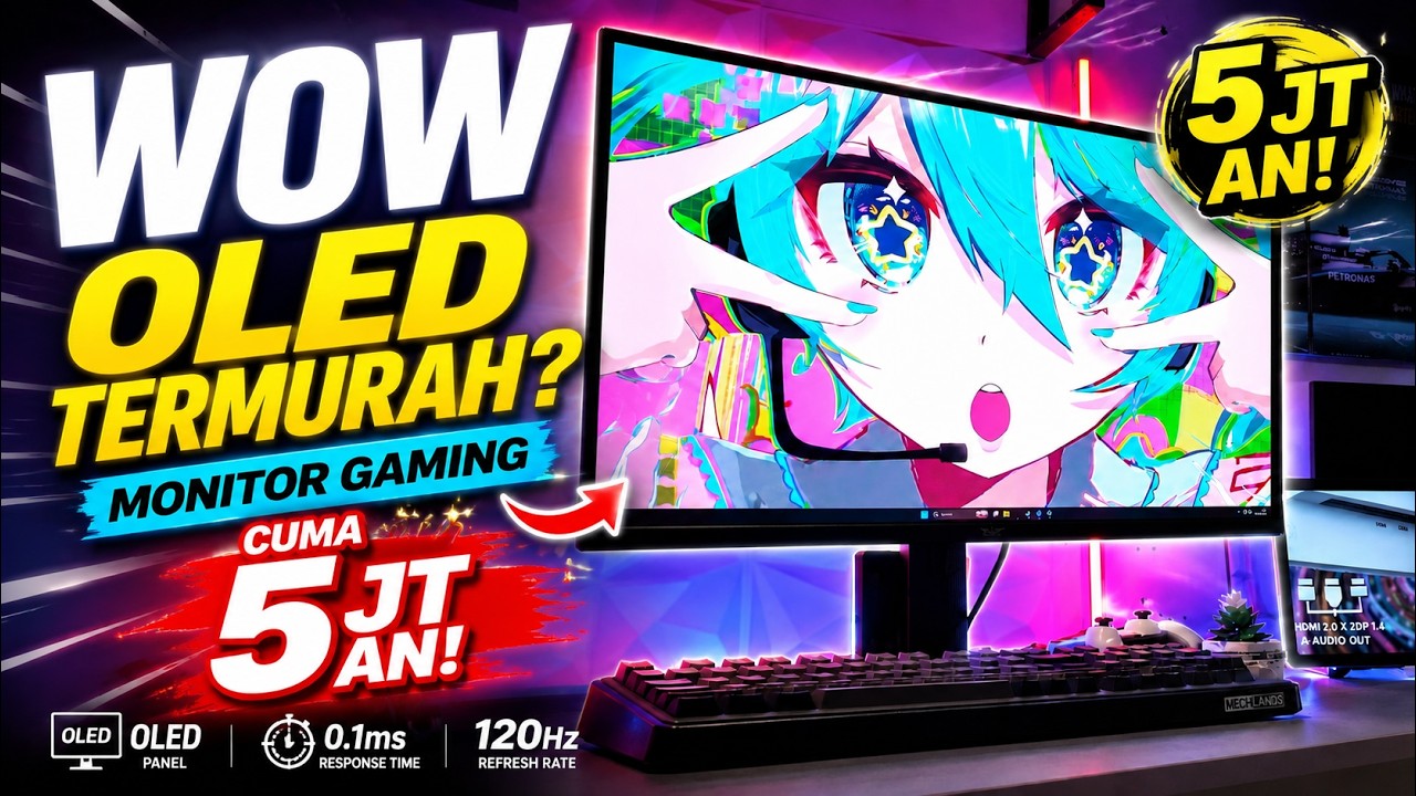 Harganya Lagi DISCOUNT!!! Ini Monitor OLED 280Hz Termurah di Indonesia? Armaggeddon PXP 27 UXO