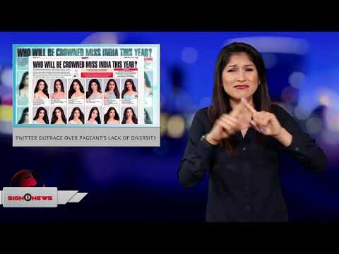 Twitter outrage over pageant's lack of diversity (ASL - 6.1.19)