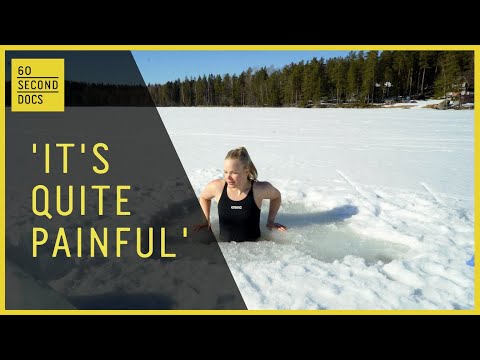 Finnish Ice Swimmer Elina Mae