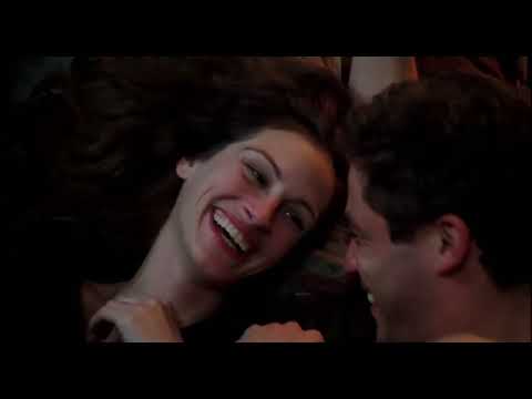 Mona Lisa Smile trailer frame of Wellesley students walking past red-brick halls in 1953