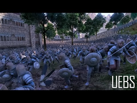 14.000 Persians vs 13.000 Runner Zombies- Ultimate Epic Battle Simulator- UEBS 2