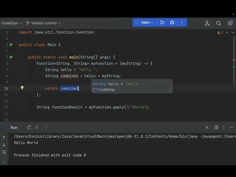 2 Java Dojo Multiline Function