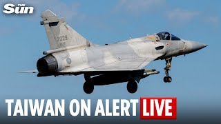 LIVE: Taiwan scrambles fighter jets as China launches major live-fire drills