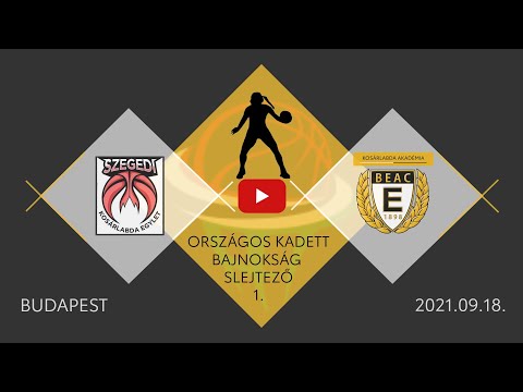 🏀 Szegedi KE/A - BEAC-Újbuda KA/B