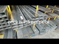 Tubular 2 3 20feet Price And 1 1angle Bar