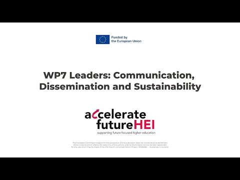 Samantha Carty - WP7 Leaders: Communication, Dissemination & Sustainability
