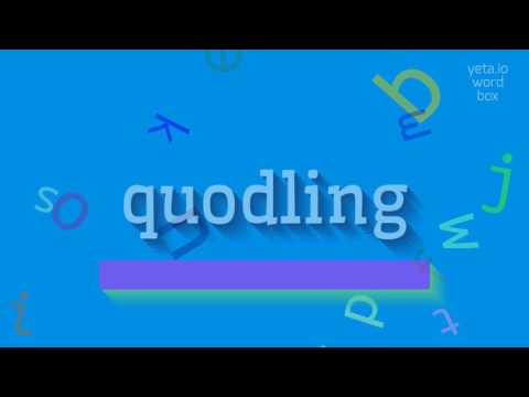 How to say "quodling"! (High Quality Voices)