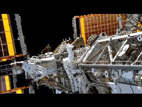 See astronauts work outside space station in 2nd spacewalk of 2023