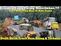 Insiden Paling Memilukan Detik Detik Truck Rem Blong Dan Terbalik Di Bukit Kodok