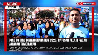 Meriahkan HUT Bhayangkara ke 80, Ratusan Warga Inhil Ramaikan Fun Run