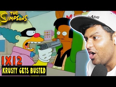The Simpsons | S1E12"Krusty Gets Busted"|  REACTION