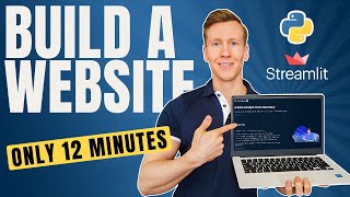 Build a Website in only 12 minutes using Python & Streamlit