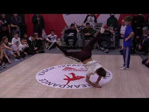 полуфинал kids bboy Fresh vs Pankick - Кубок Красного Кита 20171216