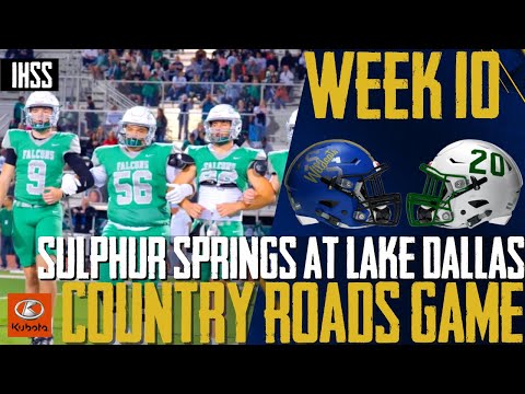 High School Football Thrills: Lake Dallas vs. Sulfur Springs Playoff Chase!