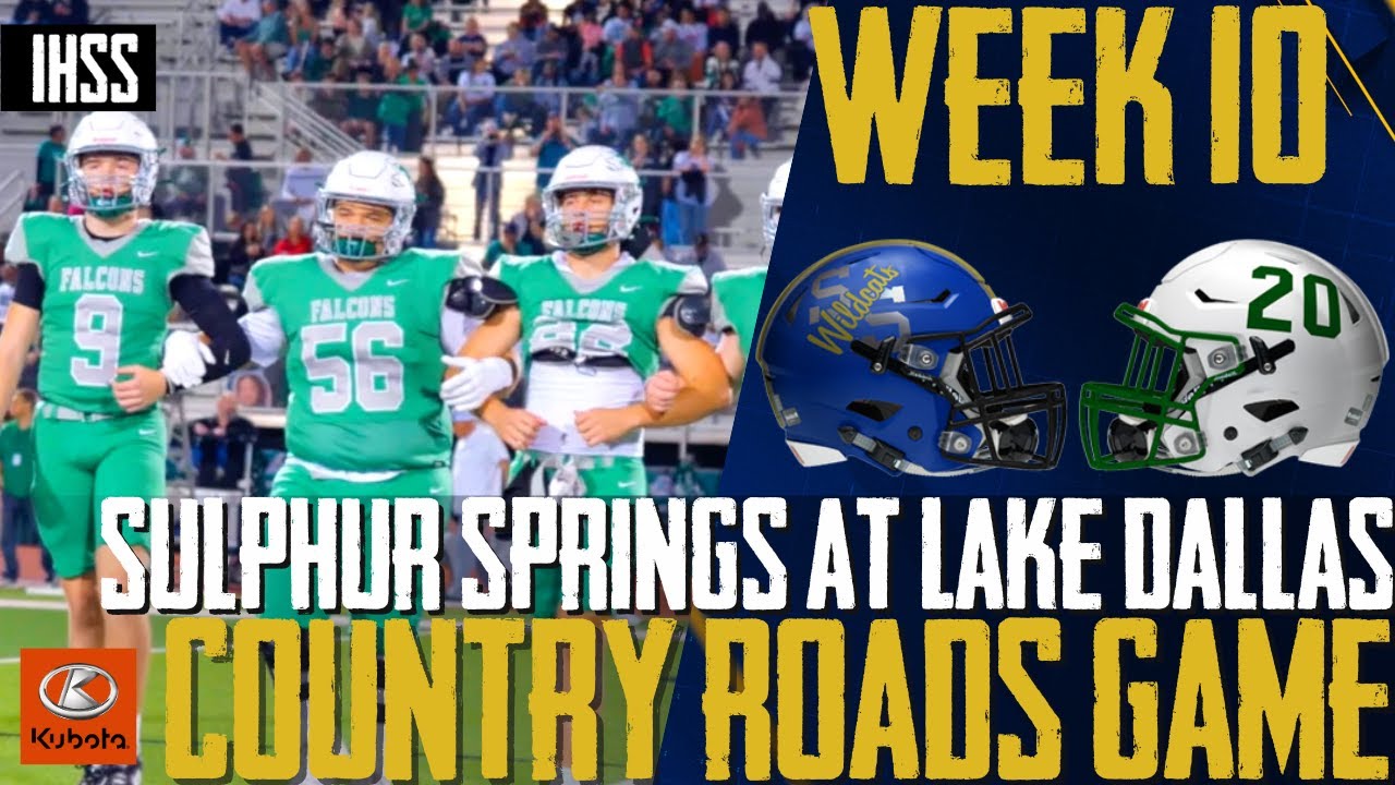 High School Football Thrills: Lake Dallas vs. Sulfur Springs Playoff Chase!