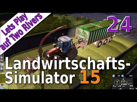 LS15 Lets Play #24 Das große Zuschauer häckseln XXL Auf Two Rivers deutsch HD