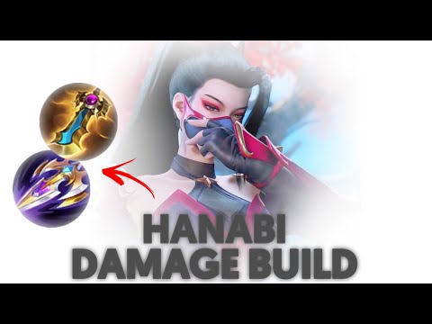 DAMAGE ! BUILD FOR HANABI | BEST BUILD FOR HANABI TO RANK PUSH IN SEASON 28